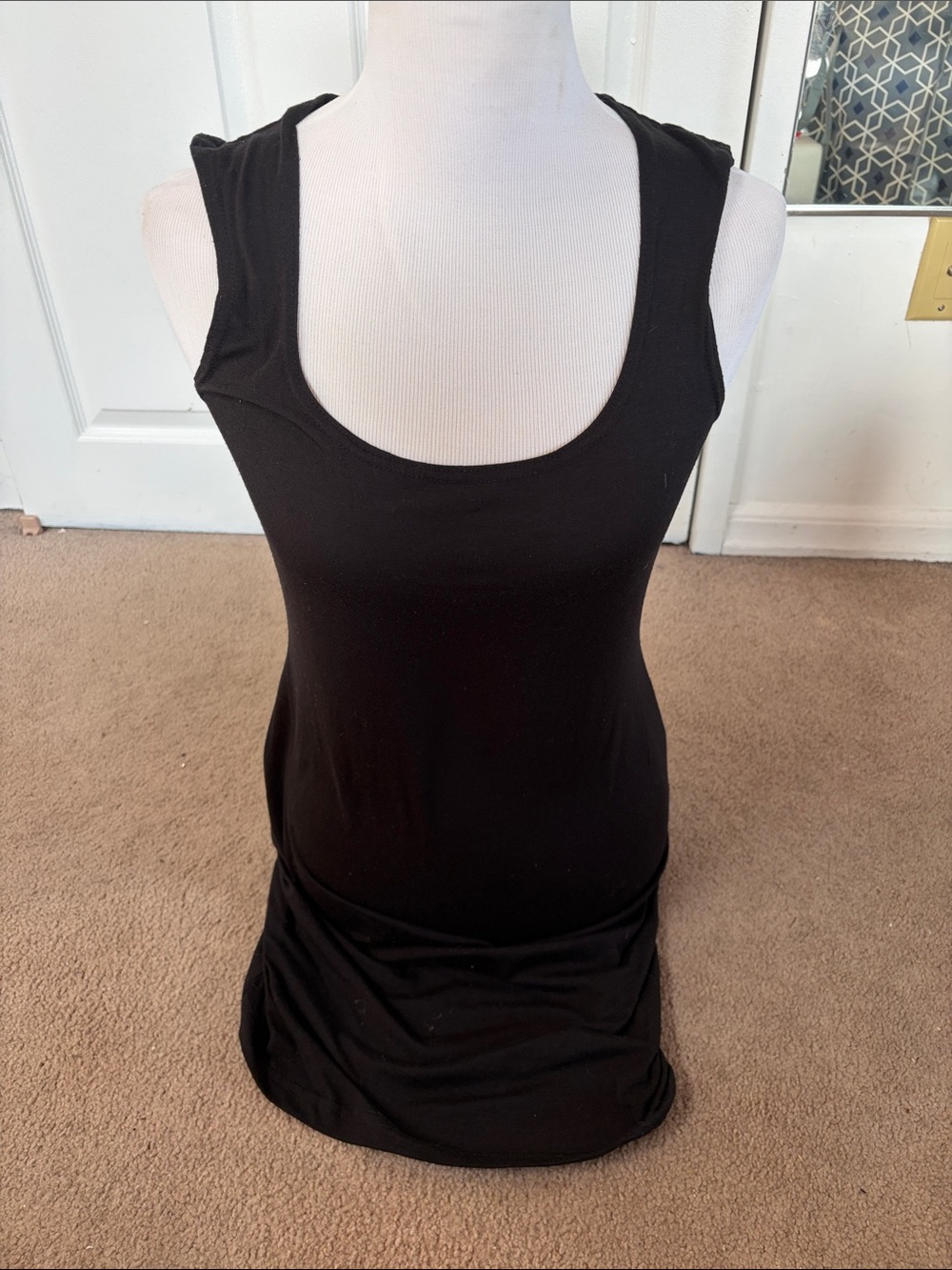 Sexy Derek Heart Couture Black Midi Dress With Cut Out Back